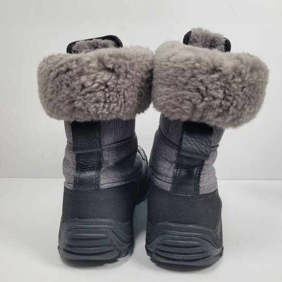 UGG Adirondack II Women's Gray And Black Snow Boots S/N1005589 US Size 10 - Picture 4 of 11